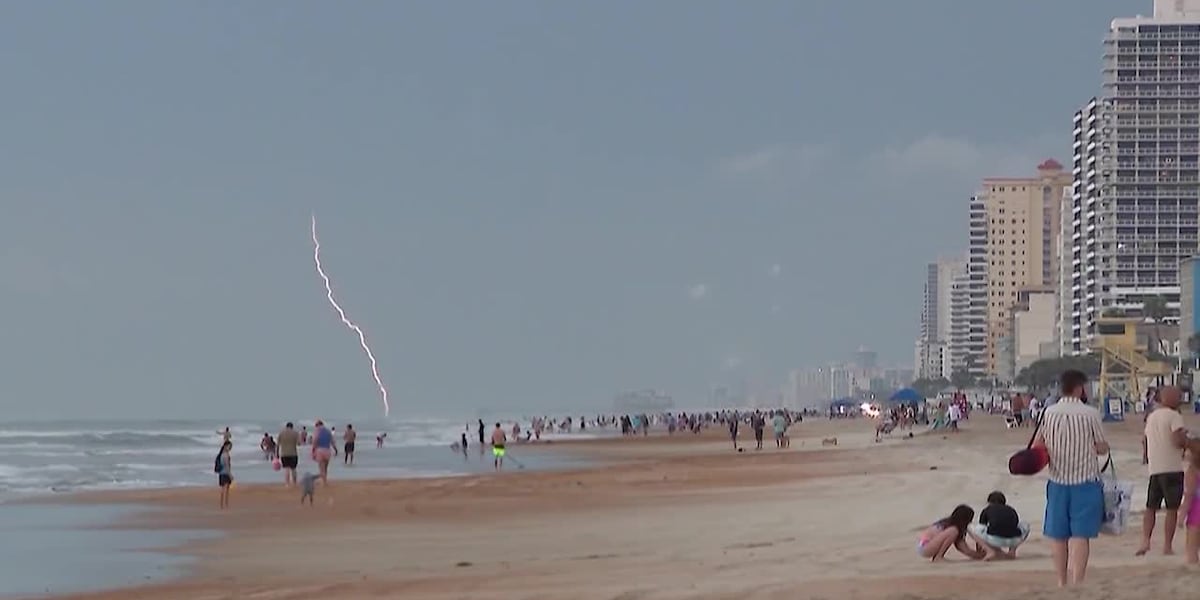 ‘I get lifted off my feet’: Lifeguard survives lightning strike while on patrol July 4