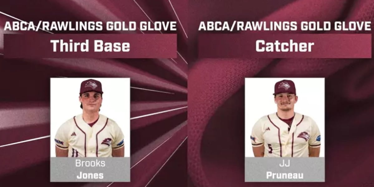 Freed-Hardeman's Pruneau & Jones Receive Gold Glove Award
