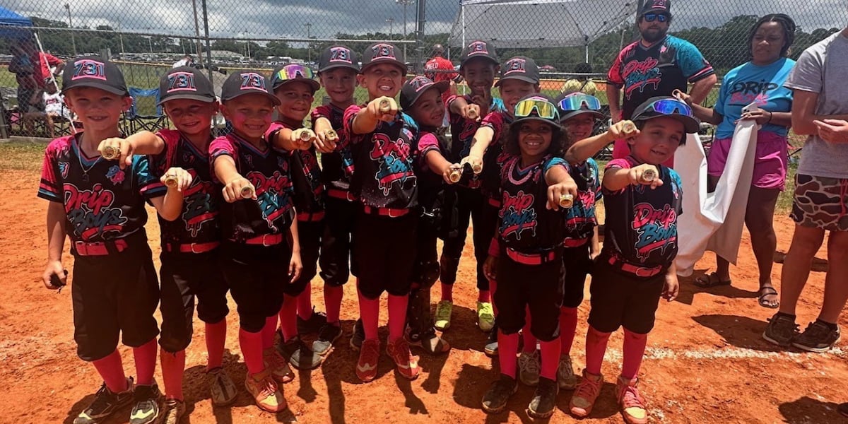 7U Baseball team 731 Drip wins World Series