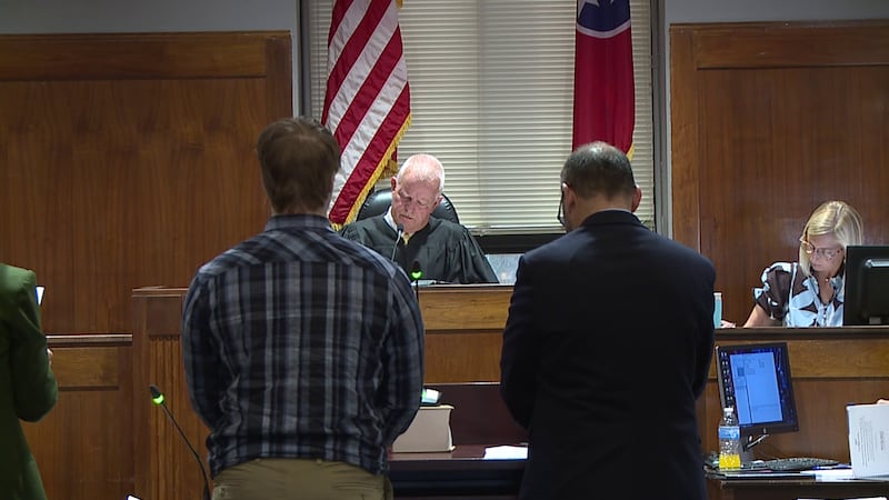 Elisha Stewart appeared in court Monday.